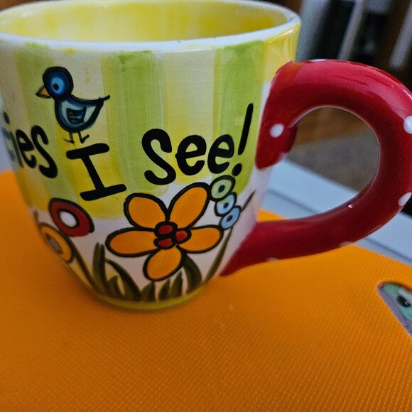 laura kirkland mug morning by morning new mercies I see hand painted - Picture 1 of 9